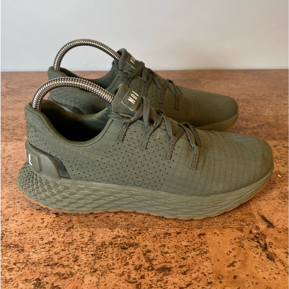 Nobull Unisex Ripstop Runner Green Running Shoe Sneakers Size M 6.5 W 8 CrossFit